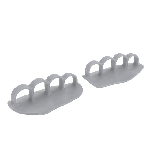 (Gray) 1 Pair Workout Grips for Barbell Dumbbell Black 2