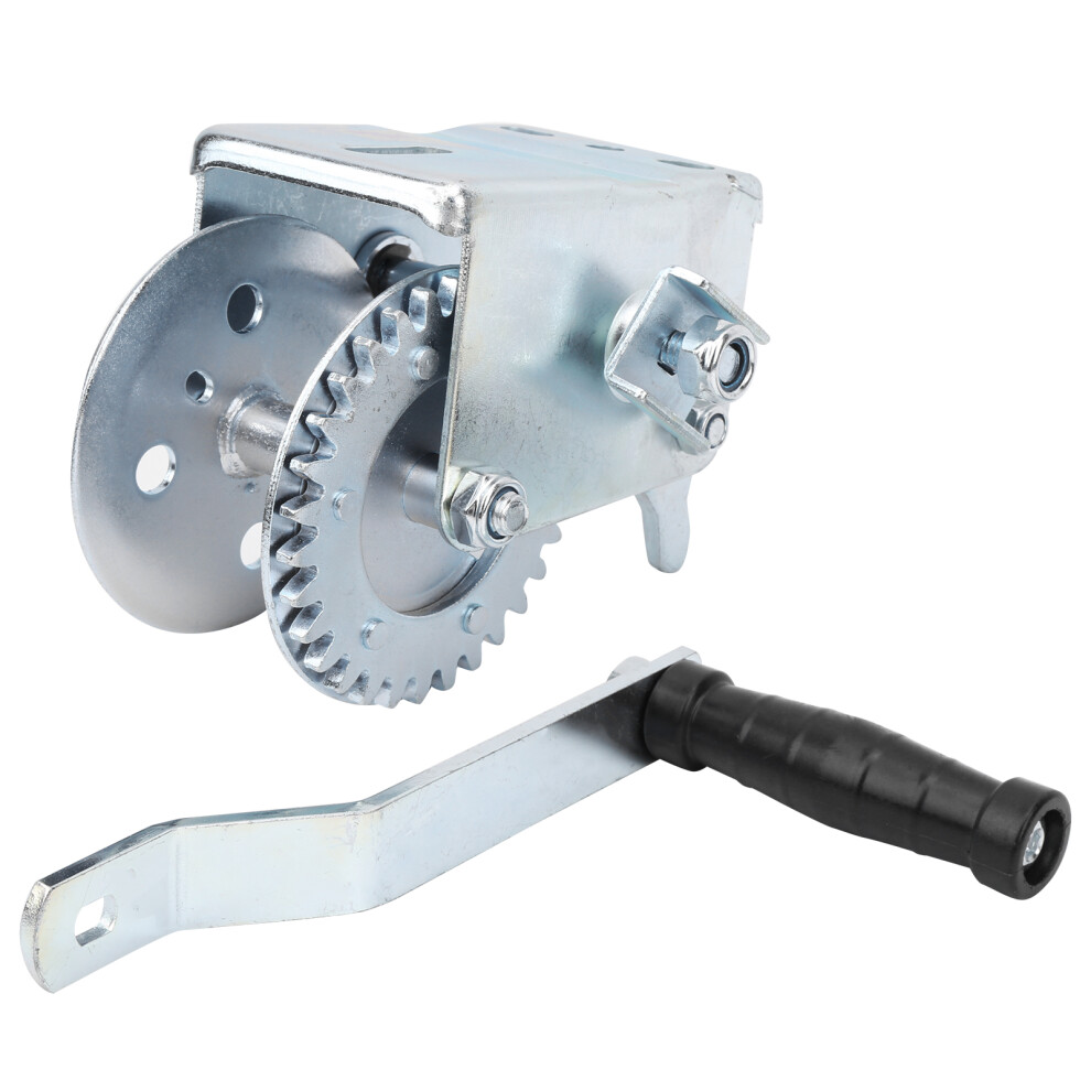 600Lbs Metal Trailer Capstan Winch Handcrank Empty Bracket 500367964514
