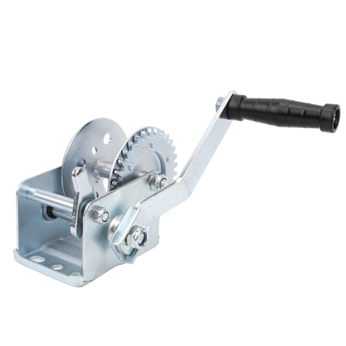 600LBS Metal Trailer Capstan Winch Handcrank Empty Bracket 1