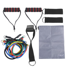 (round buckle) 11Pcs/set Strength Training Pulling Rope Elastic String Gourd Buckle