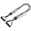 (round buckle) 11Pcs/set Strength Training Pulling Rope Elastic String Gourd Buckle 3