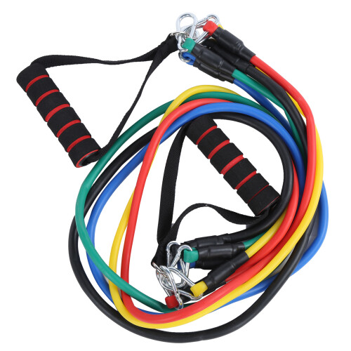 (gourd buckle) 11Pcs/set Strength Training Pulling Rope Elastic String Gourd Buckle 1
