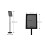 A4 Snap Frame Information Stand with Black Aluminium Frame 2