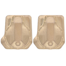 1 Pair Brass Diff Cover for Traxxas TRX4 RC Crawler