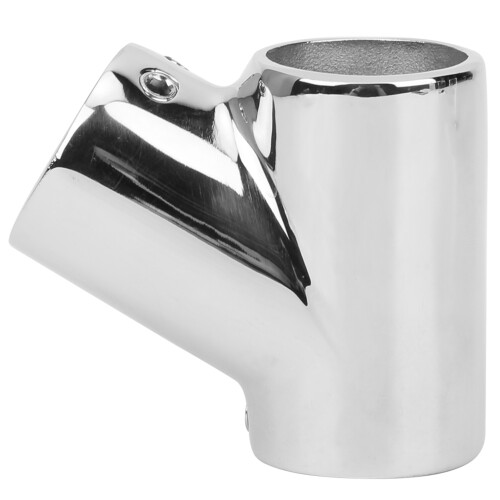 (25MM) Yacht Accessory 60 Three Link Pipe Fitting Silver 25mm Handrail 1