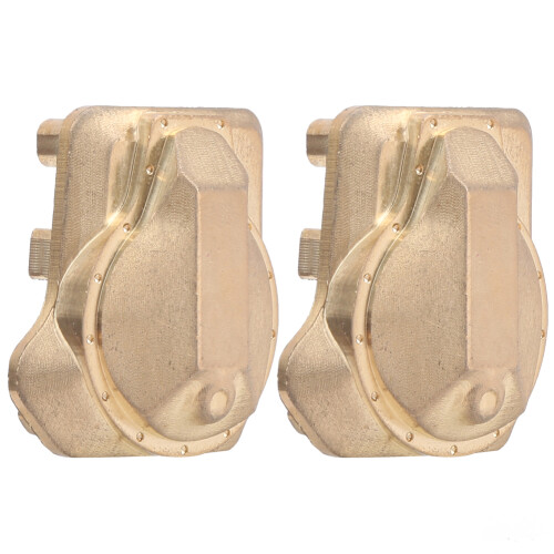 1 Pair Brass Diff Cover for Traxxas TRX4 RC Crawler 1