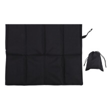 Faltbare Camping Sitzmatte Wasserdicht Leicht 44x34x1cm Schwarz