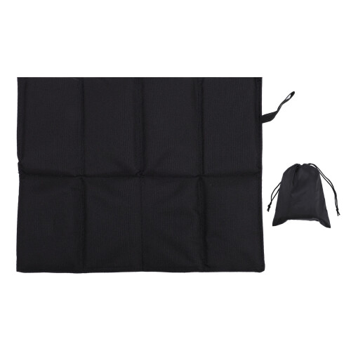 Faltbare Camping Sitzmatte Wasserdicht Leicht 44x34x1cm Schwarz