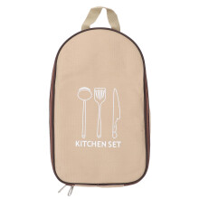 Camping Kochgeschirr-Set Tragbar Outdoor Utensilien Khaki