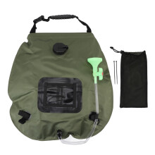 20L Leichte tragbare Camping-Duschtasche OD-Grün