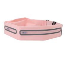 (Pink) Schlanker Laufgürtel, wasserdichte Fitness-Tasche, Grau
