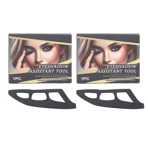 2x Augenlidschablonen Wiederverwendbar PP Make-up Tool