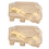1 Pair Brass Diff Cover for Traxxas TRX4 RC Crawler 5