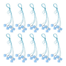 (Blue) 50 Pcs Tooth Saver Necklaces Portable Lost Teeth Case for Kids Blue