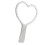 Handspiegel mit Strass, Herzform, HD-Glas 4