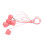 (Pink) 50pcs Plastic Baby Tooth Storage Box 3