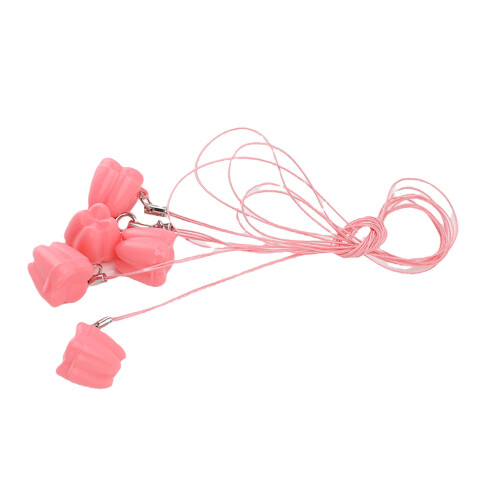 (Pink) 50pcs Plastic Baby Tooth Storage Box 2