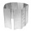 Opvouwbare kampeerbrander windscreen met sluiting 2