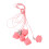 (Pink) 50pcs Plastic Baby Tooth Storage Box 5