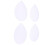 4 Pcs Removable Soft Sponge Hip Pads Women Breathable 3