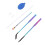 RVS Aquarium Pincet Silicone Tip Voeden Planten 4