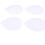 4 Pcs Removable Soft Sponge Hip Pads Women Breathable 5