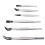 6Pcs RVS Pincet Rubberen Kop Multifunctioneel 4
