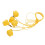 (Yellow) 50pcs Plastic Baby Tooth Storage Box 5