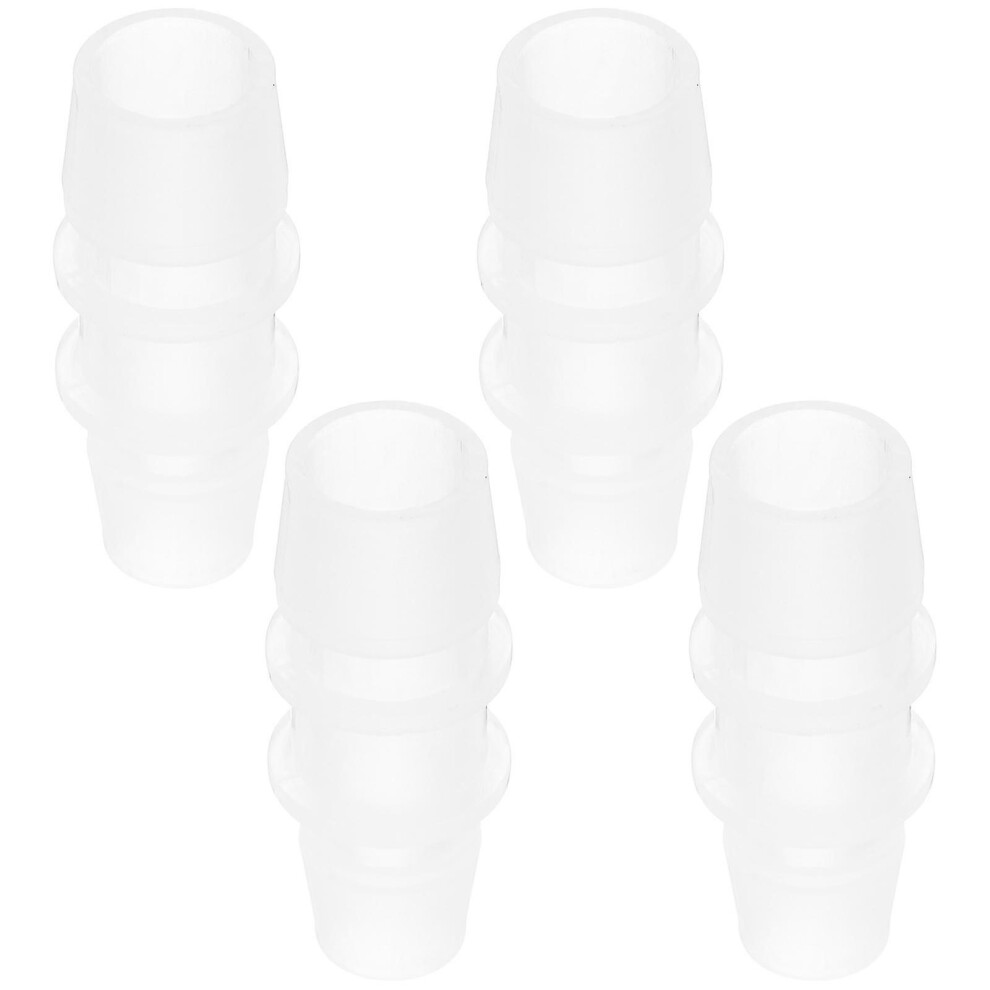 Kikidex (As Show, One Size) Hose Adapter Aquarium Tubing Connector For Air Pump Compatibility 12Mm To 16Mm Size Transparent Color 4Pcs