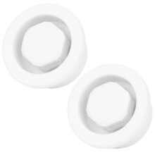 (white) 2Pcs PVC Surfboard Vent Hole Automatic Breathing Accessory