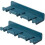 Wall Storage Sticky Hooks, Non-Perforated Hooks for Bathroom and Kitchen Paste, Bathroom Toothbrush Holder (Blue) 1