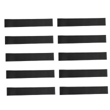 (Black (1.2mm Thickness)) 10x Kinderstuhlgurte TPE, dehnbar, rot, 1,0mm