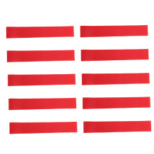 (Red (1.0mm Thickness)) 10x Kinderstuhlgurte TPE, dehnbar, rot, 1,0mm