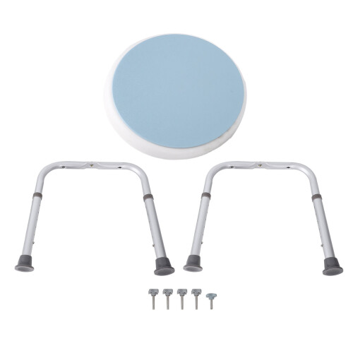 Swivel Stool Aluminum Alloy Height Adjustable