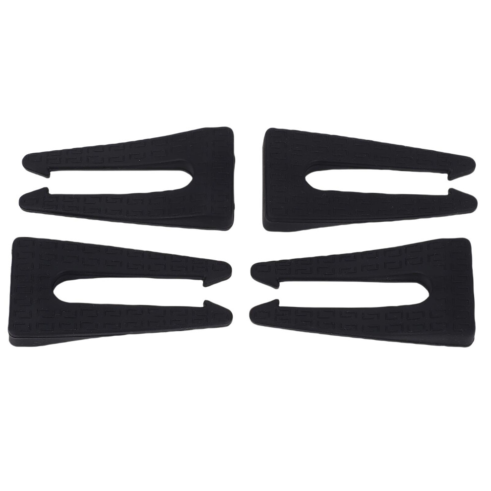 4 Pcs Stove Knob Safety Locks Silicone Universal Fit Black 448787336361