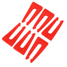 6 Stks Pannenknop Veiligheidssloten Rood