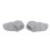(Grey) 1 Paar Antislip Gewichtheffen Handvatten 1