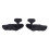 (Black) 1 Paar Antislip Gewichtheffen Handvatten 3