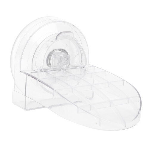 (White Transparent) Non-Slip Shower Foot Rest with Suction Cup 2