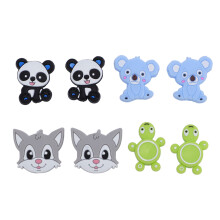 8 Pz Ferri da Calza Silicone Animali