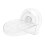 (White Transparent) Non-Slip Shower Foot Rest with Suction Cup 2