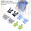 8 Pz Ferri da Calza Silicone Animali 2