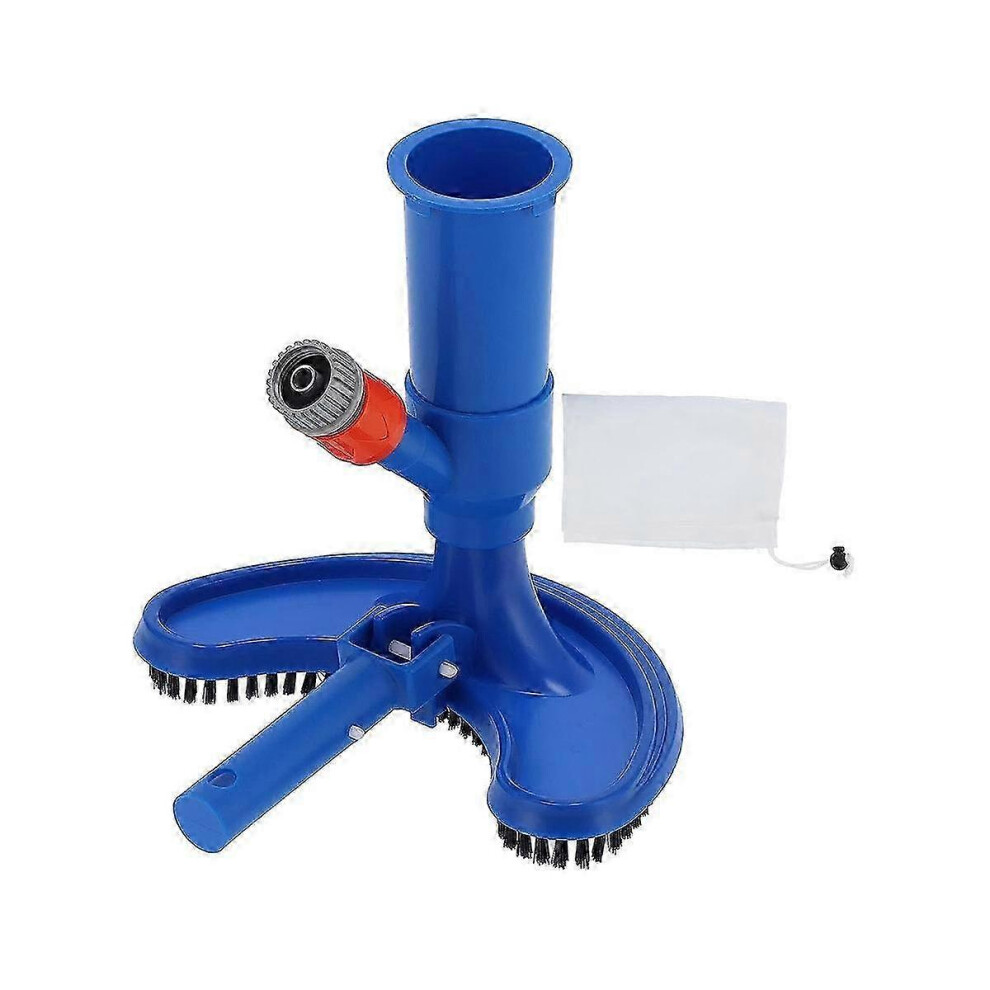 Kikidex (As Show, One Size) Vacuum Cleaner,Jet Vacuum Entertainment Pool Cleaner,With Brush Pole For Fountain Pond Swimming Poo