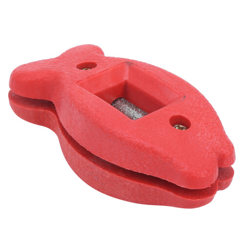 (Red) Hockey Skate Sharpener Ice Skate Edge Grinder Tool Red 1