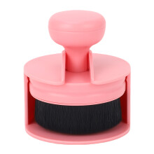 (Pink) Runder Griff Nagelstaub-Pinsel Weich Putzpinsel Pink