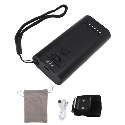 Handheld Hair Extension Light Rechargeable Curing Lamp Salon DIY Black