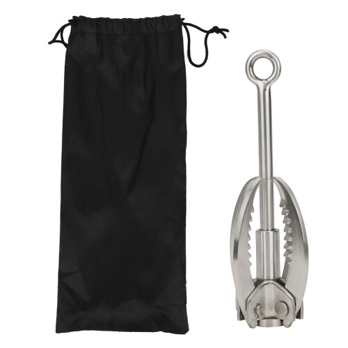 Stainless Steel 4-Claw Grappling Hook Folding Rock Climbing Tool