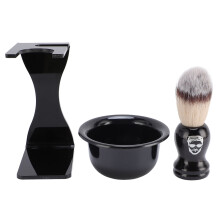 Set Spazzola Barba Uomo Portatile