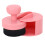 (Pink) Round Handle Flat Head Nail Dust Brush Soft Pink 5