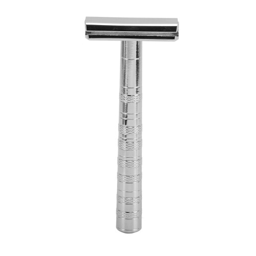 (Bright Silver) Rasoio Sicurezza Doppia Lama Argento 1